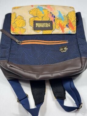Marvel Black Panther Wakanda Forever Backpack Disney Store Tropical Print